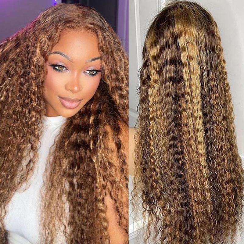 [NEW IN] YAWAWE HAIR Highlight Water Wave Pre Bleached Tiny Knots Pre Cut Lace 13X6 Wear Go Glueless Wigs With Drawstring Effortless Install Ear to Ear Human Hair Wigs For Beginners