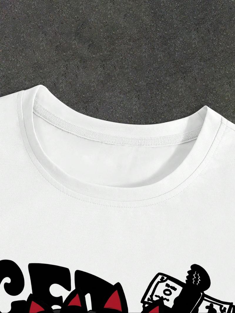 1 Set Unisex Graphic Tracksuit Casual Sportswear Y2K Streetwear "GET RICH OR GO CRAZY" Skeleton & Red Star Flare Pants for Hip Hop 1 Set Unisex Graphic Tracksuit Casual Sportswear Y2K Streetwear "GET RICH OR GO CRAZY" Skeleton & Red Star Flare Pants for Hip Hop