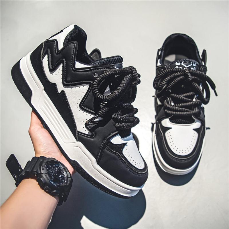 The trend of men's shoes young men's thick soles low top board shoes men's non-slip wear-resistant casual shoes Runner Chunky Sneaker china wholesale suppliers website shoes sneakers men