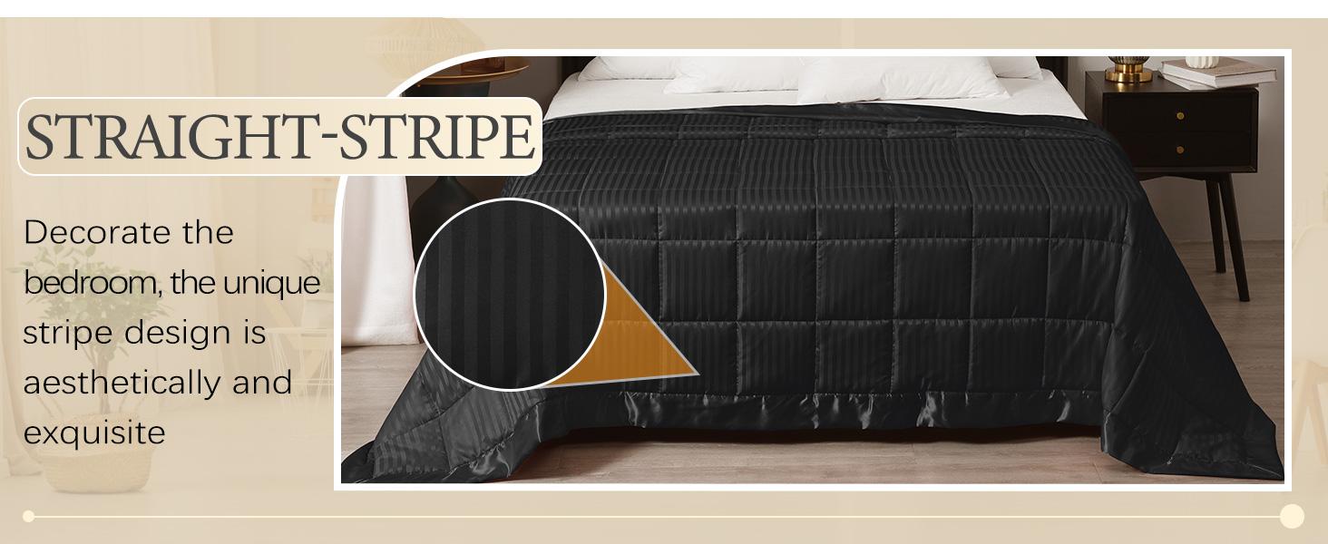 Downluxe Weighted Blanket For Deep Sleep,  Machine Washable Heavy Blanket, Seven-Layer Design