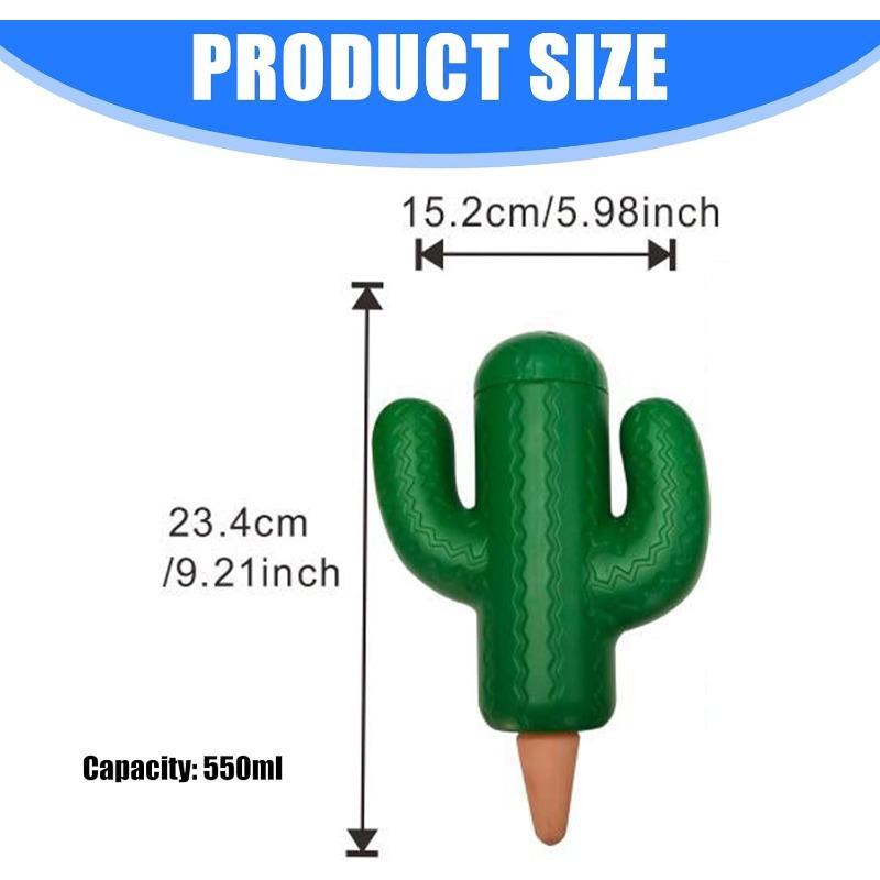 Creative Cactus-Shaped Automatic Watering Device for Flowers, Lazy Drip Irrigation for Home Gardens, Small Watering Equipment for Home Use, Business Trips, and Travel