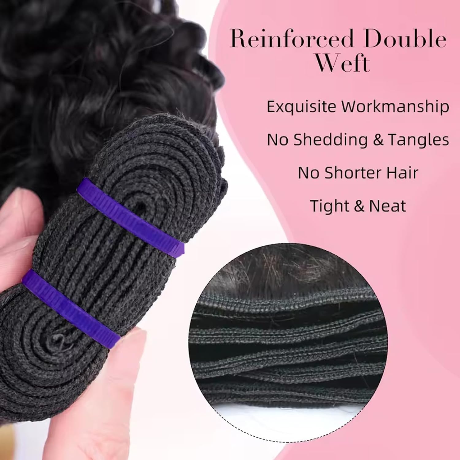 Karlami Burmese Curly Human Hair Bundles with Twist Out Ends Unprocessed Brazilian Virgin Hair Spiral Curls Human Hair Quick Weave Extensions Natural Black