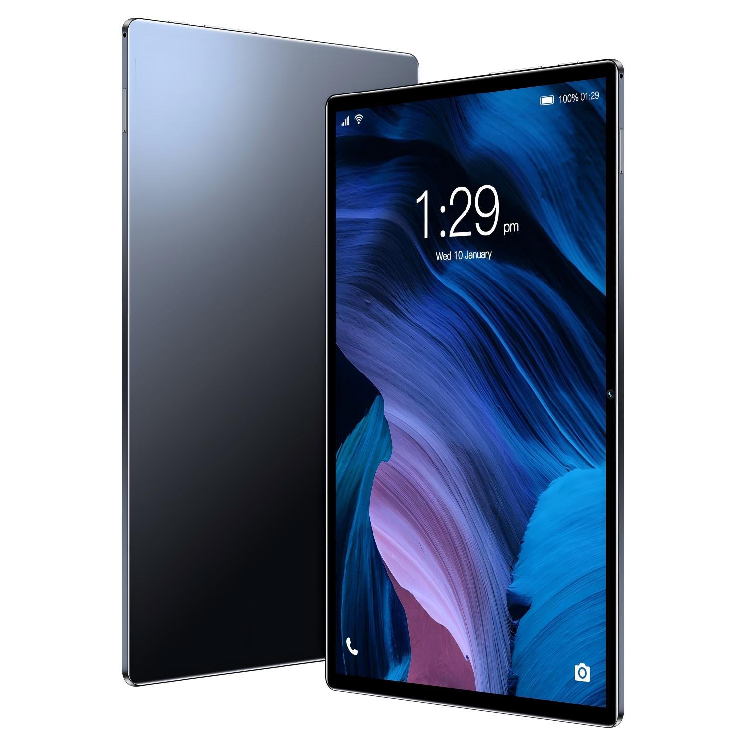 10.1 Inch Android 14 Tablet PC, 8GB RAM (4GB + 4GB Extend), 128GB Storage (64GB + 64GB Extend), Dual Cameras, Keyboard Included, Tablet With Keyboard