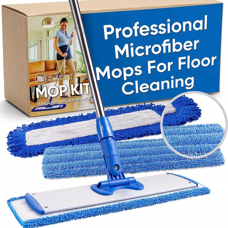 Baseboard Pro Mucho Mop - Baseboard Cleaner Tool with Handle - Clean Base Boards Easily | Microfiber | Professional Quality | Machine Washable |    Lightweigh