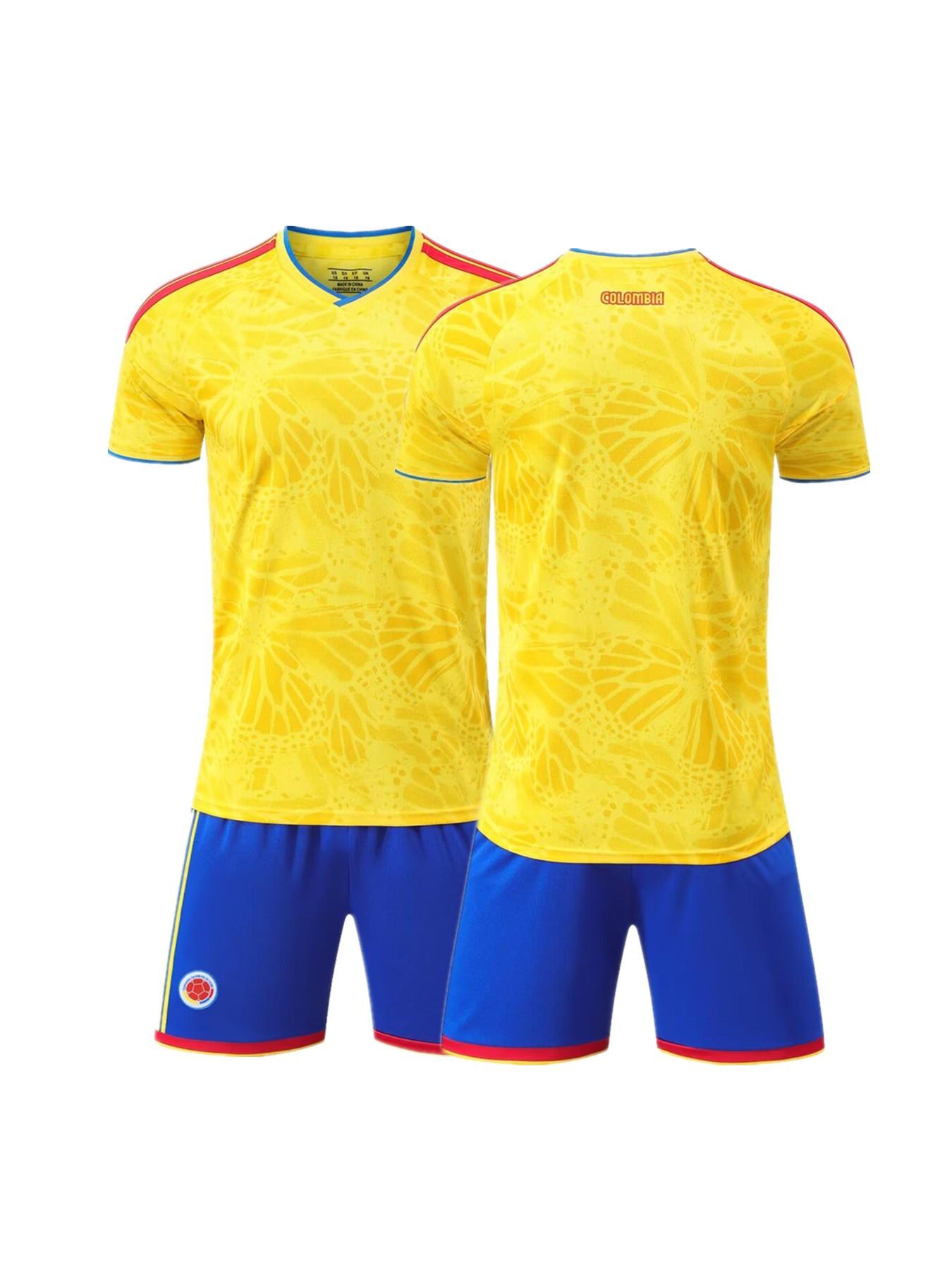 Sports Set Boys Girls James Football Jersey Fan Shirt Training Clothes Casual Short Sleeve Shorts All Seasons