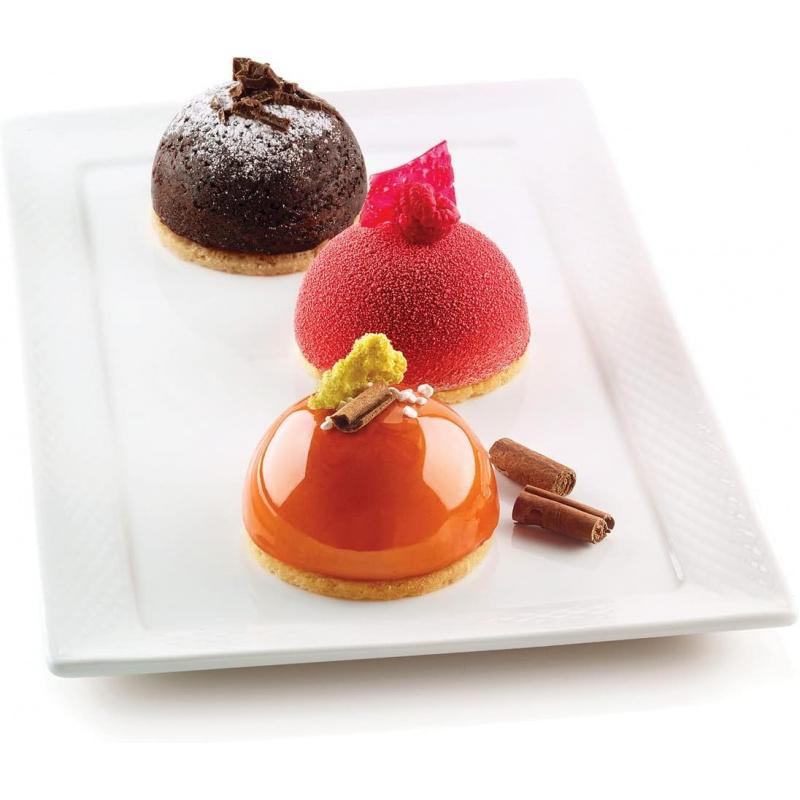 1pc Mini Sphere Cake Pan - Non-Stick Silicone Mold for Baking