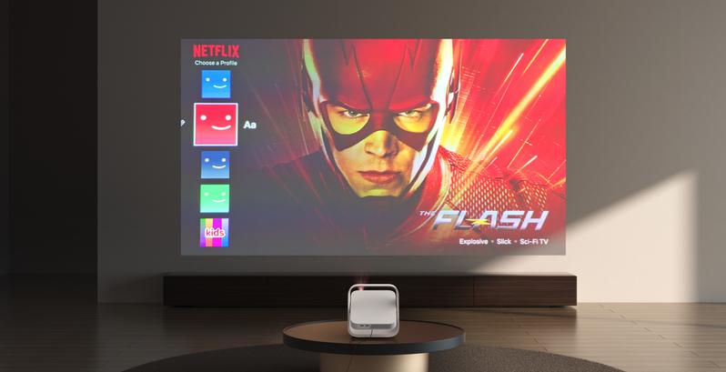 XGIMI Elfin Flip 1080P Portable Projector, XGIMI OS with Licensed Netflix, 400 ISO Lumens, Dual Speakers, ISA, Multiple Connections, Built-In Adjustable Stand, XGIMI Elfin Flip 1080P Portable Projector, XGIMI OS with Licensed Netflix, 400 ISO Lumens, Dual Speakers, ISA, Multiple Connections, Built-In Adjustable Stand,