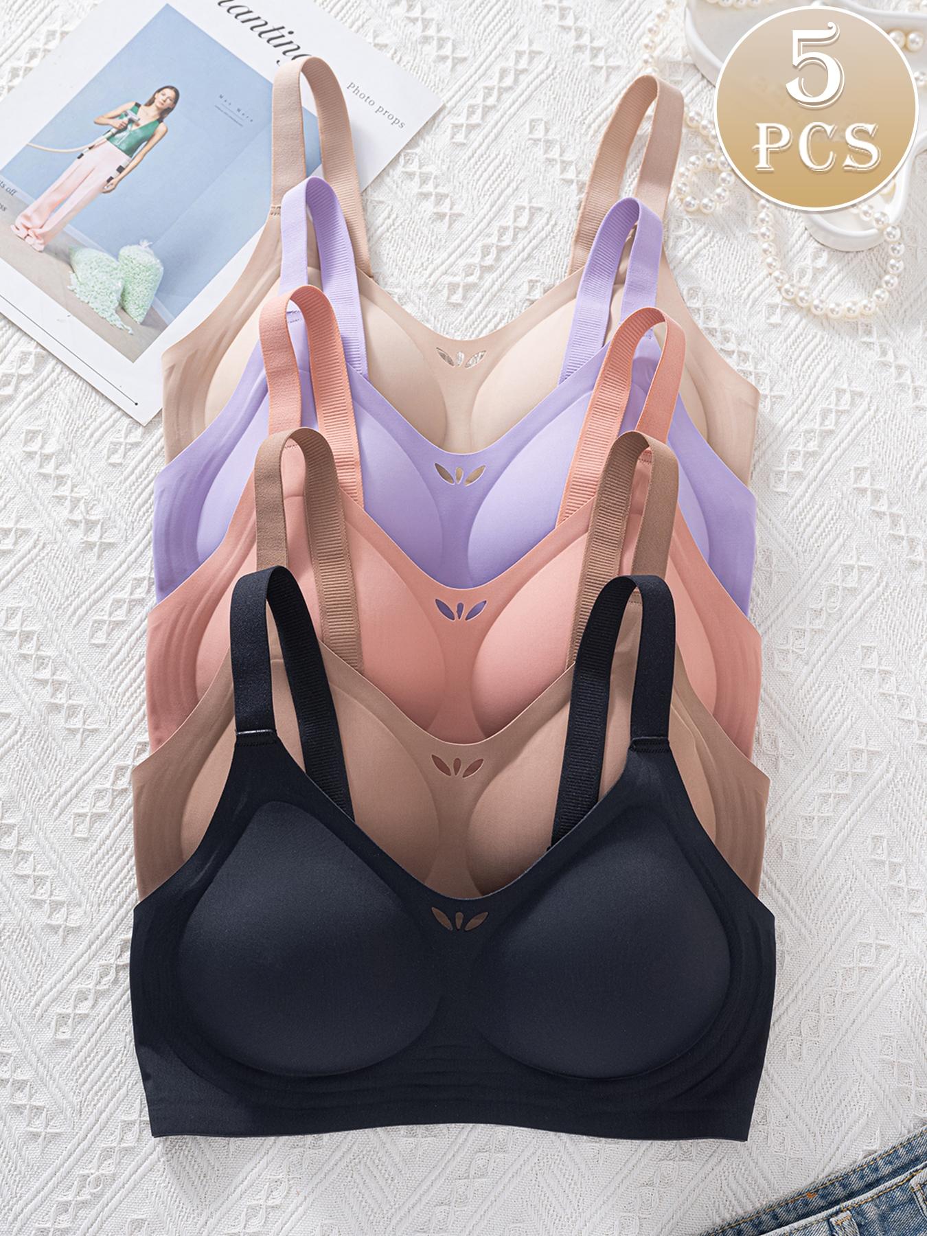 Jelly Bra - Wireless Seamless Smooth Adjustable Jelly Underwear, Minimalist Comfortable Lift, Suitable for All Bust Types, Good Medium Support and Beautiful Daily Lady Bra, Wirefree Bra, Adjustable Bras