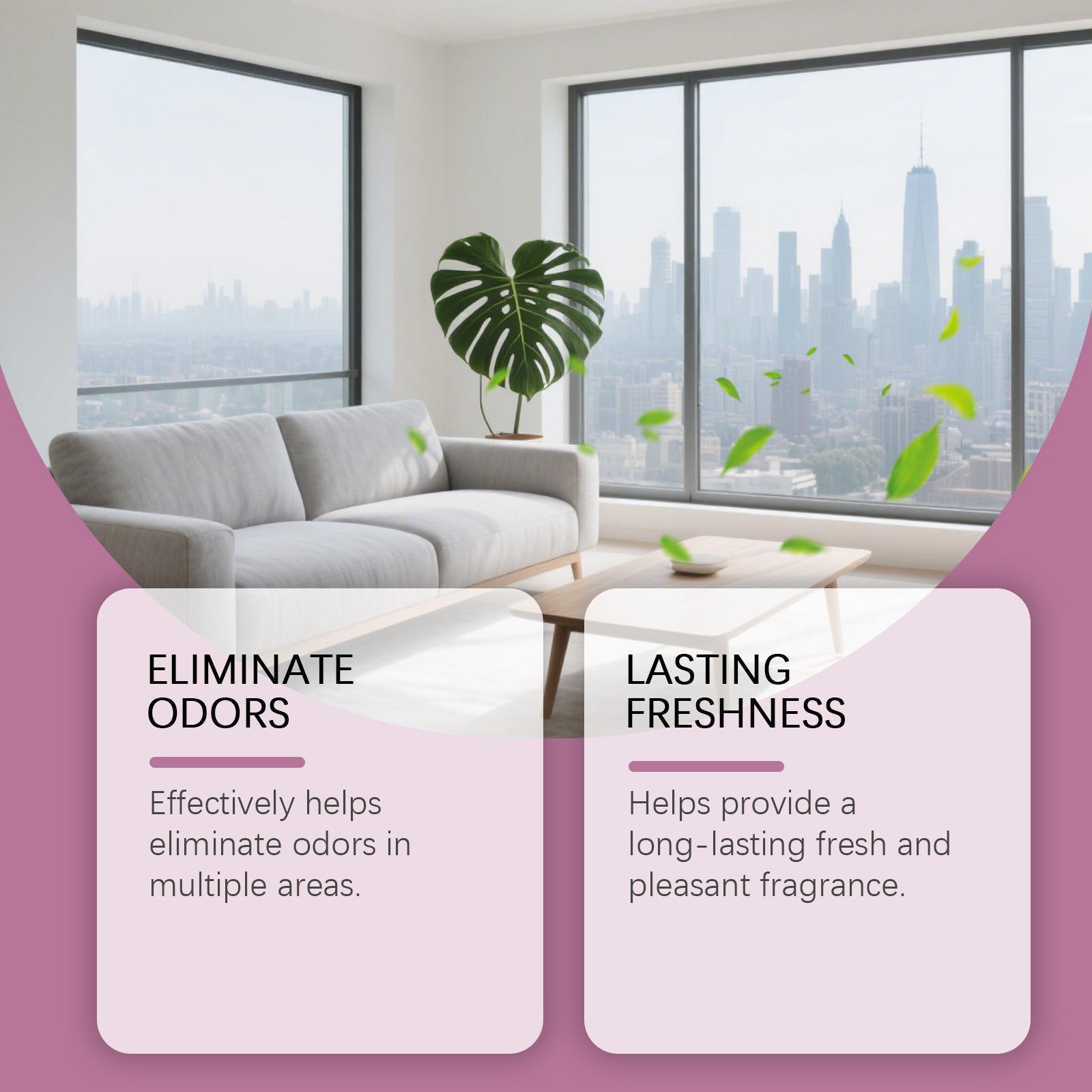 Indoor Air Freshener, Odor Cleaning Absorption Purification, Natural Fresh Scent, Home Fragrance Enhancer, Essential Aromatherapy