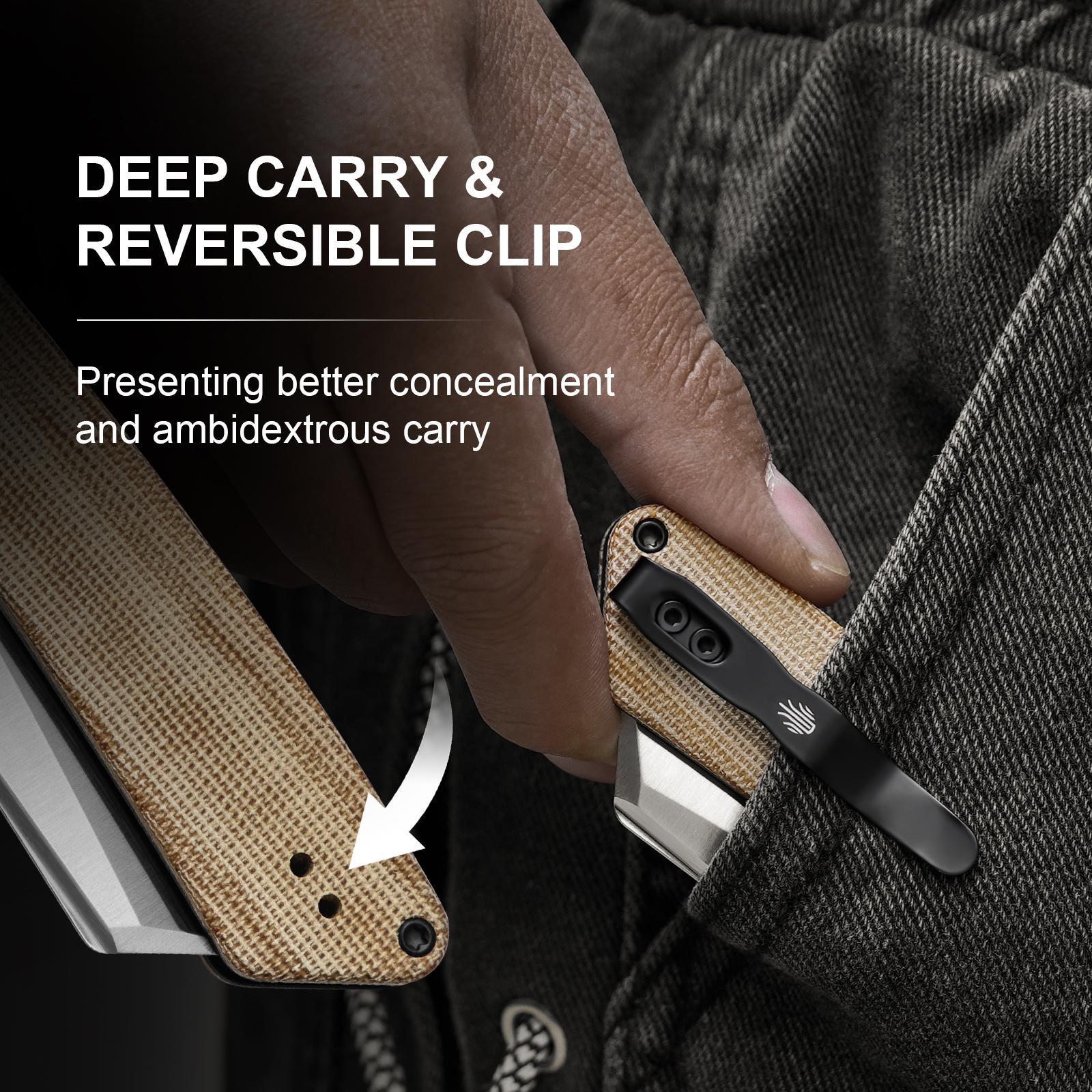 Kizer Madrac EDC Knife, Brown Micarta Handle, White Nitro-V Blade, V3693A2, Portable Folding Knife,Stable, Safe, Reliable Folding Blade, Suitable for Outdoor Camping, Adventure, Fishing Scenarios, Men's Gift, Christmas Gift Kizer Madrac EDC Knife, Brown Micarta Handle, White Nitro-V Blade, V3693A2, Portable Folding Knife,Stable, Safe, Reliable Folding Blade, Suitable for Outdoor Camping, Adventure, Fishing Scenarios, Men's Gift, Christmas Gift