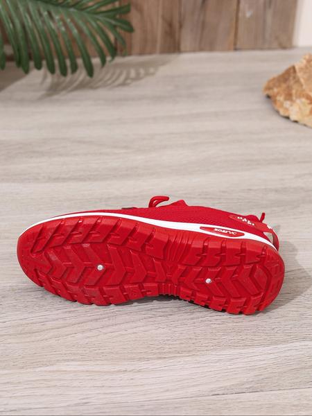 Women's Breathable Casual Sneakers, Lightweight Comfort Travel Running Shoes, Low Top Big Size Lace-Up Sports Shoes