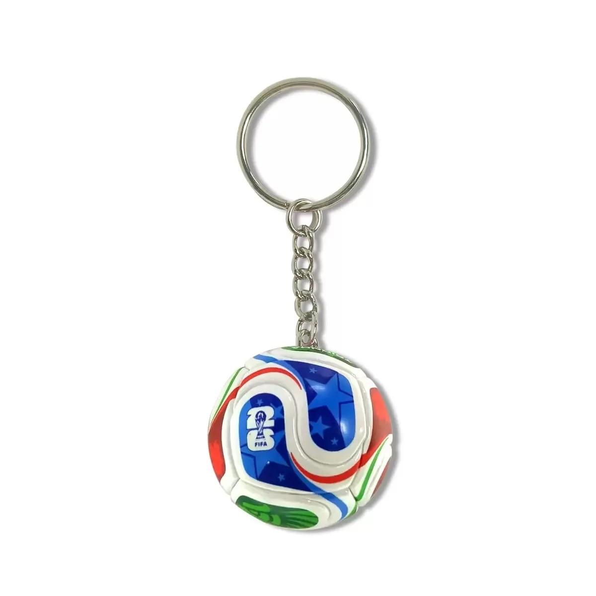 Football Keychain Pendant, Detailed Trophy Decoration, 2026 Usa Canada Mexico World Cup Memorial Gift, Unisex Present, Stylish Keychain