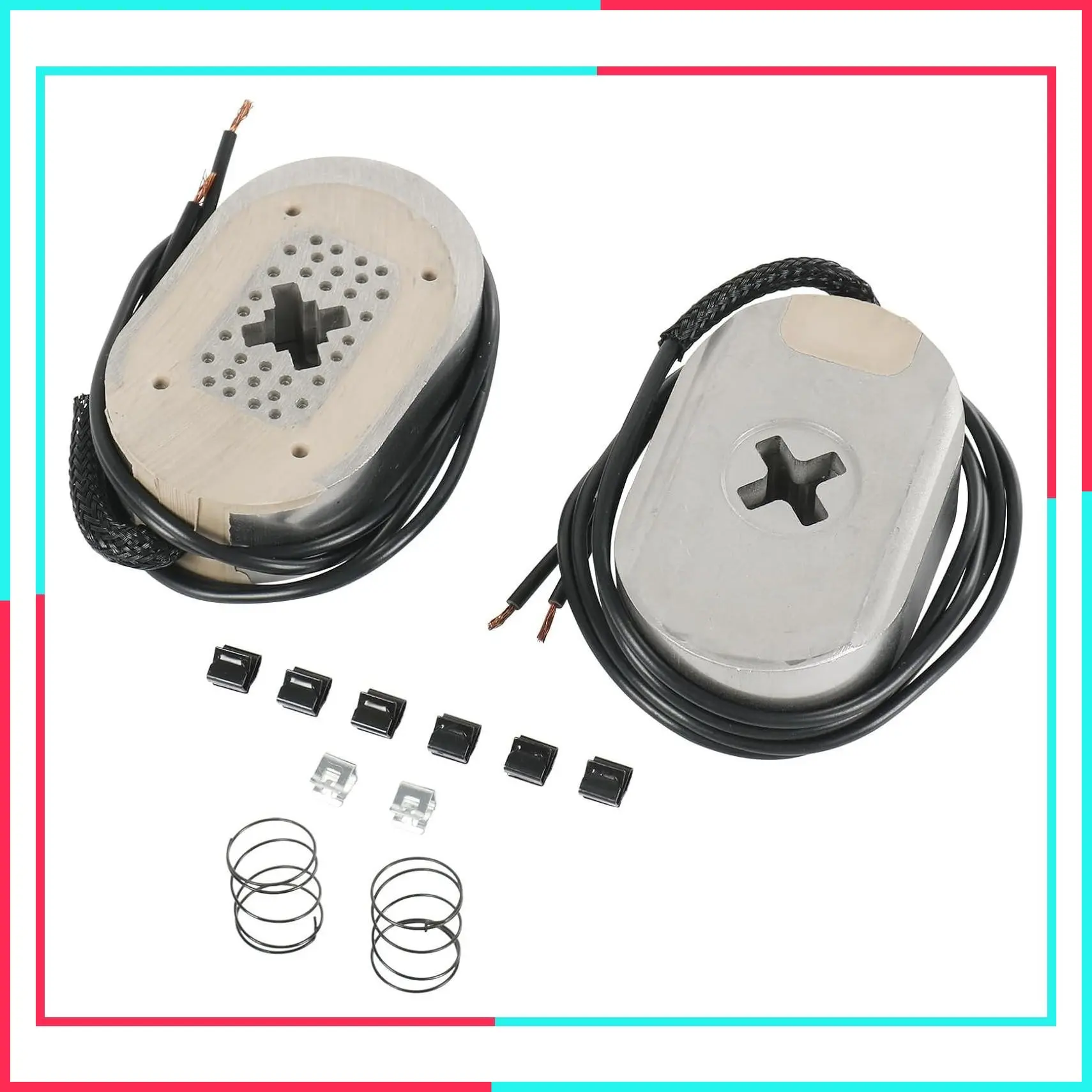 12" Electric Trailer Brake Magnet Kit for 5,200-7,000 lbs Axles, Fits 12"x2" Electric Brake Assemblies with Retainer Clips and Coil Springs