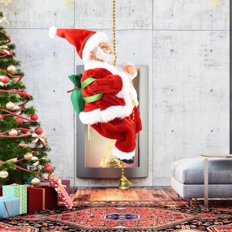2026 Electric Climbing Santa Christmas Ornament - Battery-Powered, Rope-Hung with Light, Music, Sound Animation, Climbing Beads, Ladder - Indoor Home Decor Gift (Toys & Hobbies, Educational Science & Technology Toy) 2026 Electric Climbing Santa Christmas Ornament - Battery-Powered, Rope-Hung with Light, Music, Sound Animation, Climbing Beads, Ladder - Indoor Home Decor Gift (Toys & Hobbies, Educational Science & Technology Toy)