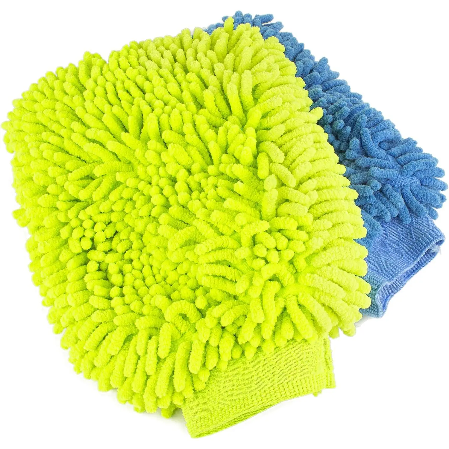 Chenille Microfiber  Scratch-Free  Wash Mitt, 2-Pack, Color may vary