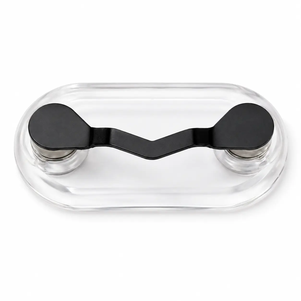Unisex Magnetic Eyeglass Holder Clip for Shirts - Stainless Steel & ABS Compact Retainer, Slim Profile Lightweight Secure Grip Eyewear Pin, Daily Wear No-Chain Accessory