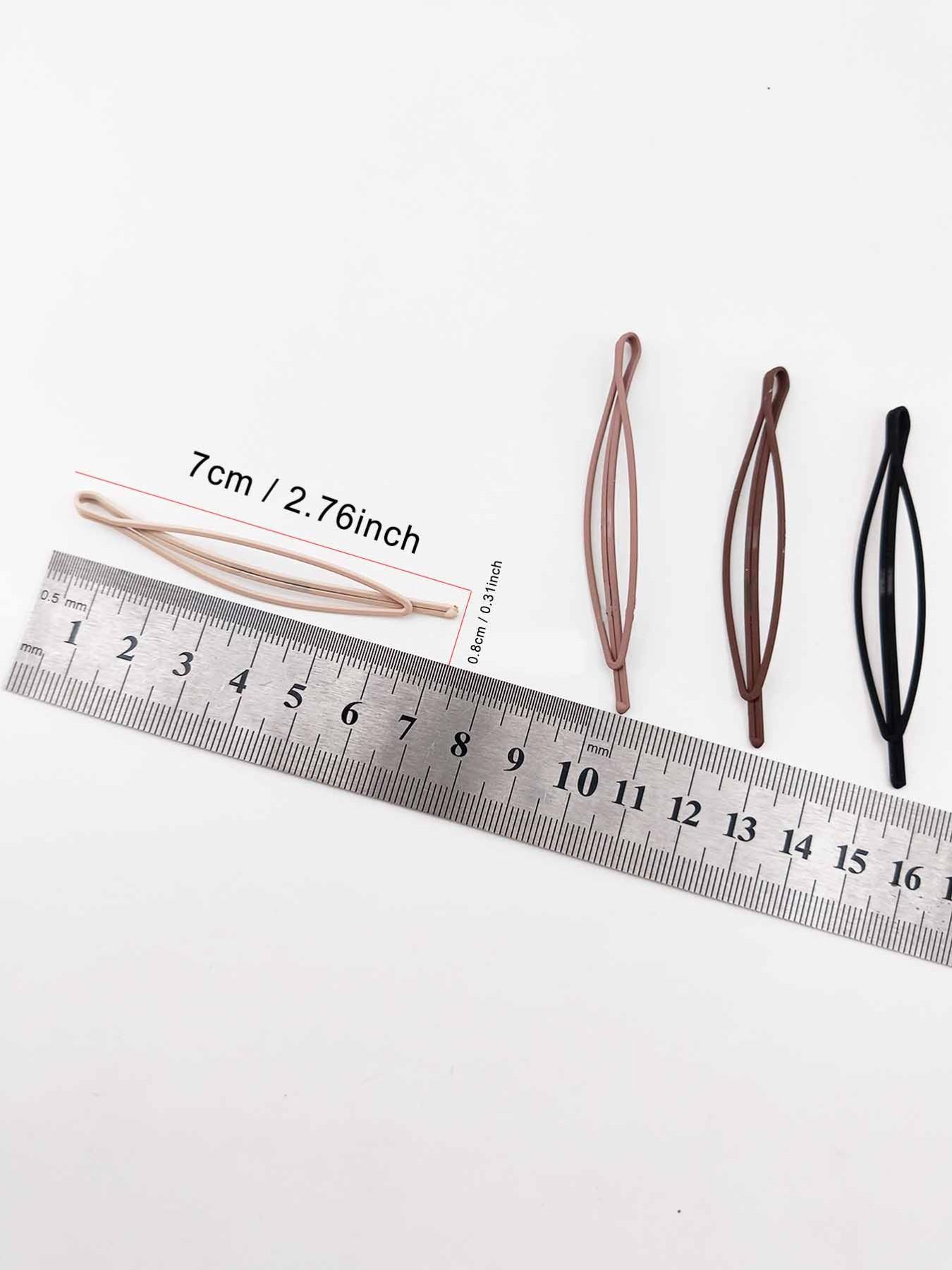 1 Pack 4 Pcs 7cm Sharp Oval Hair Clips, Simple Elegant Hair Accessories, Suitable for Various Hairstyles, Enhance Your Look