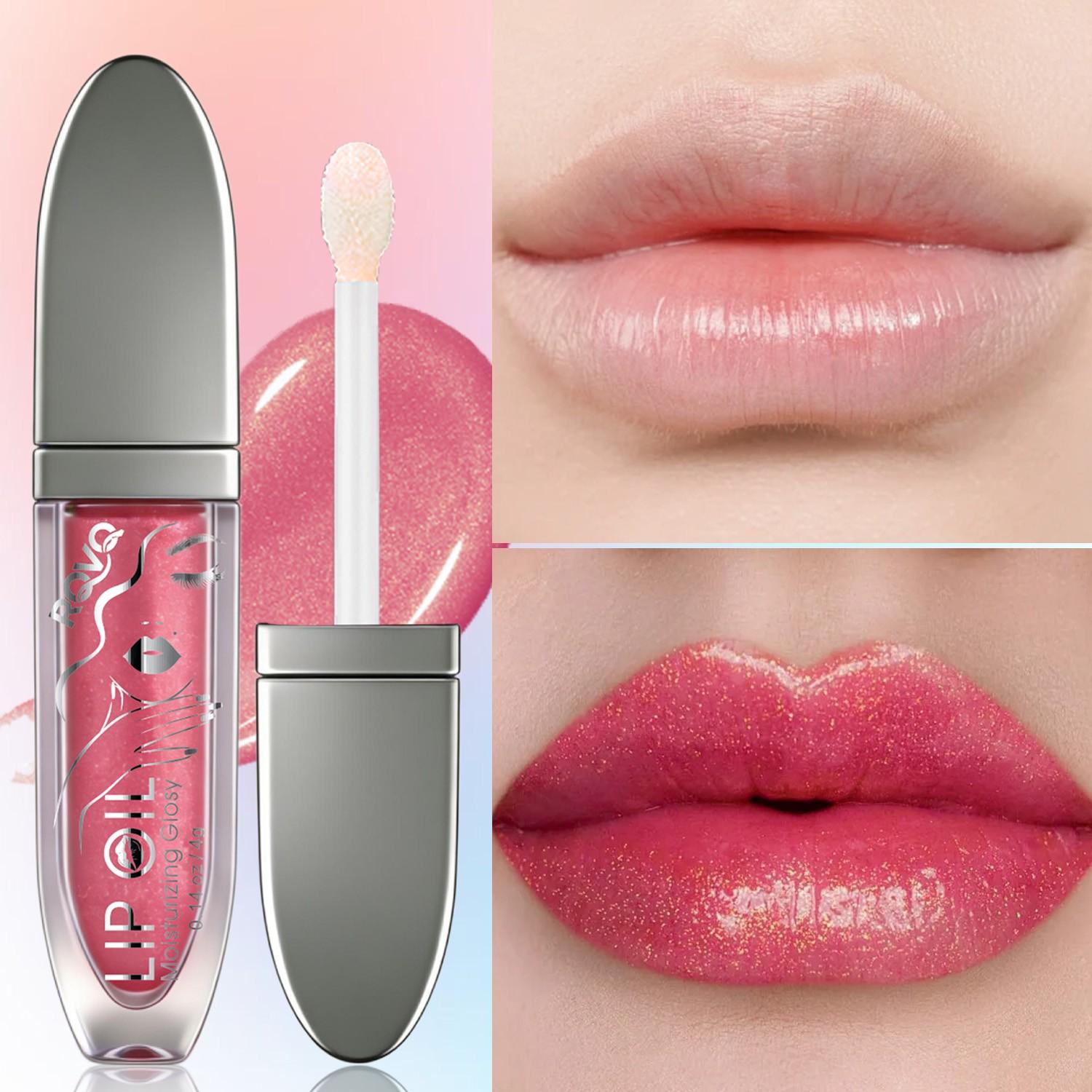Hydrating Plumping Jelly Lip Gloss, Reduces Fine Lines, Long-Lasting Highlight Liquid Lip Balm, Perfect for All Skin Types, Ideal Gift