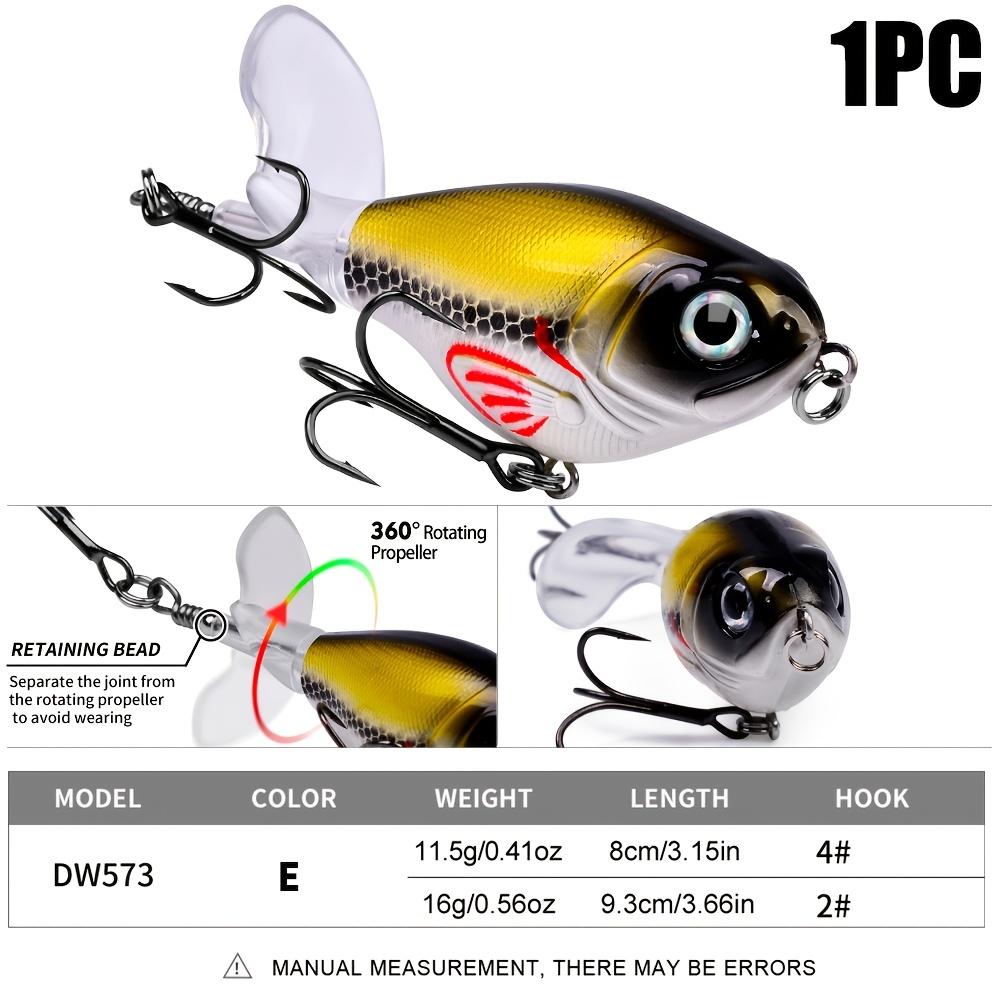 1/5pcs fish bait, propeller lure, surface tractor 11.5g, 16g biomimetic false bait, plastic hard bait, long throw floating pencil, fishing for sea bass, sea bass, shuttle bass, catfish, catfish on the water surface