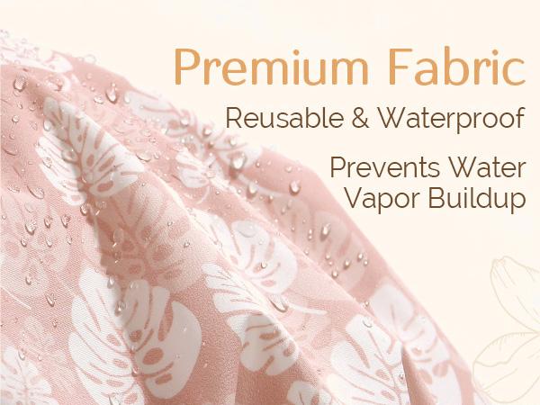 Yanibest Luxury Satin Shower Cap for Women - Waterproof Extra Large Double Layer Reusable Adjustable for Braids Long Hair Bathroom Accessory Green TikTokShopBlackFriday