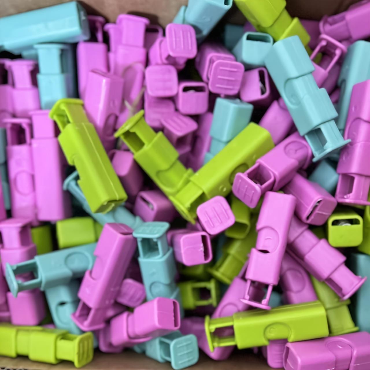 5-piece set  Reusable Food Sealing Clips, Random Colors, Plastic Seal for Freshness, Easy-To-Use Design, Ideal for Snacks & Bread Storage