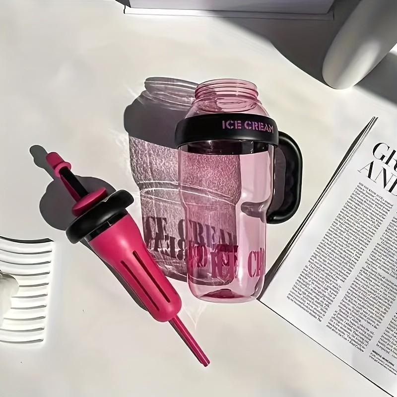 1300ML Large Capacity Portable Reusable Straw Cup, Detachable Tea Strainer, Easy Flower & Fruit Tea Brewing, Ideal for Students, Office, Fitness, Outdoor Use, Water Bottles, Portable Sports Bottle