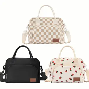 Nifogo Lunch Bag for Women Men 12 L Large Insulated Reusable Lunch Box Girls Water Resistant Portable Cooler Tote Bag for Work Picnic