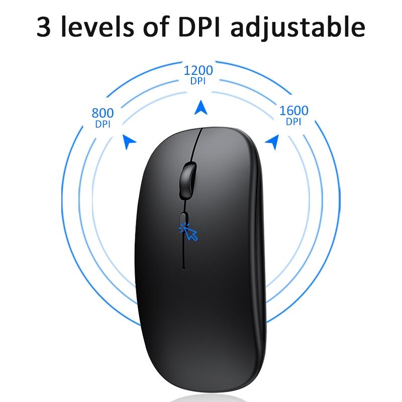 Wireless Mouse, Battery Powered Ergonomic Design Mouse, High Precision & Smooth Tracking Mouse, Compatible with Multiple Devices