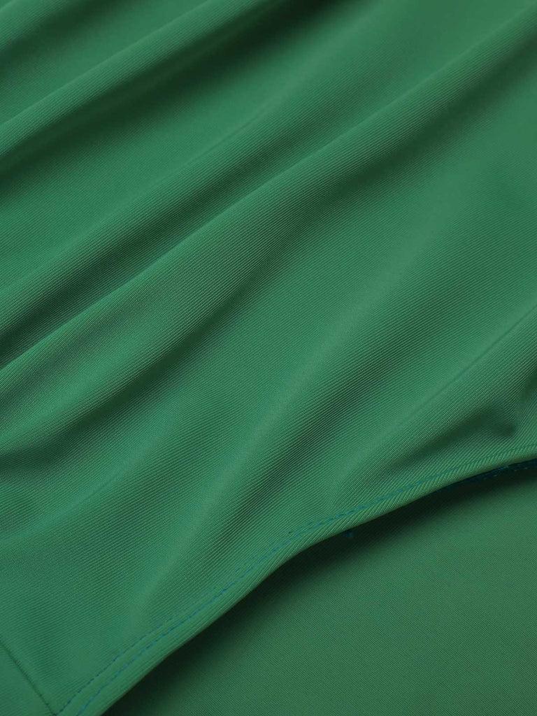 1950S FLORAL HALTER LACE-UP BIKINI SET Tropical Print Swimsuit