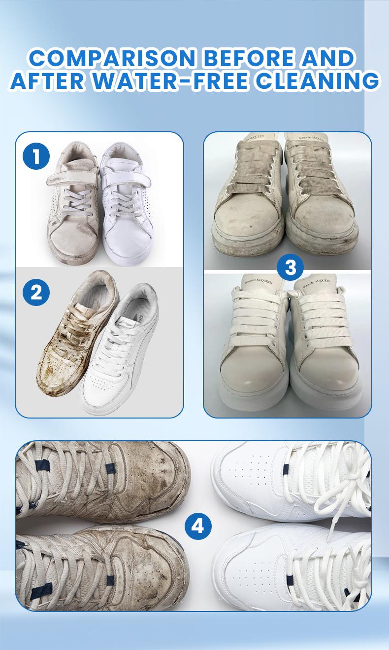 White Shoe Cleaner Cream Multipurpose No-Wash Solid Comes with Sponge Removes Stains Ideal for Leather Silicone Car Interiors Mild Non-Irritating Eco-Friendly White Shoe Cleaner Cream Multipurpose No-Wash Solid Comes with Sponge Removes Stains Ideal for Leather Silicone Car Interiors Mild Non-Irritating Eco-Friendly