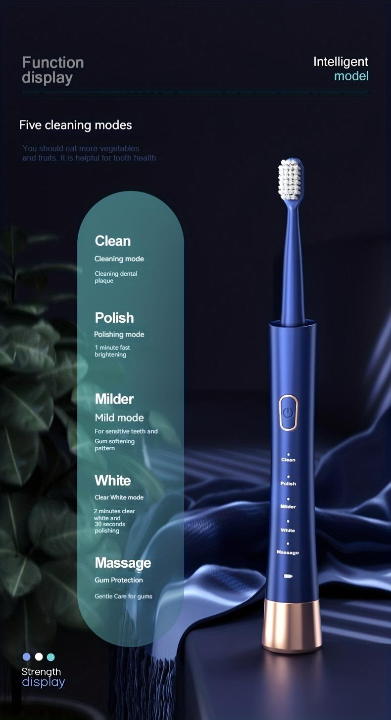 Adult Sonic Electric Toothbrush, High-Efficiency Cleaning, Gentle on Gums, Easy to Use, Ideal for Daily Oral Care