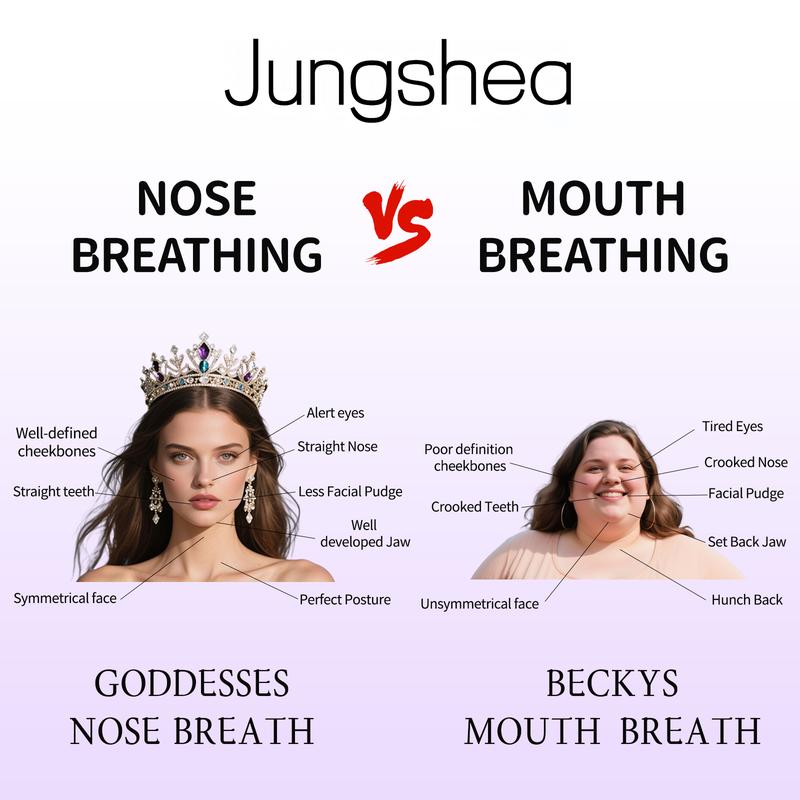 Jungshea Mouth Tape, for Sleeping 30 pcs, one month supply, mouth tape, pink, gentle, adhesion, sports accessories