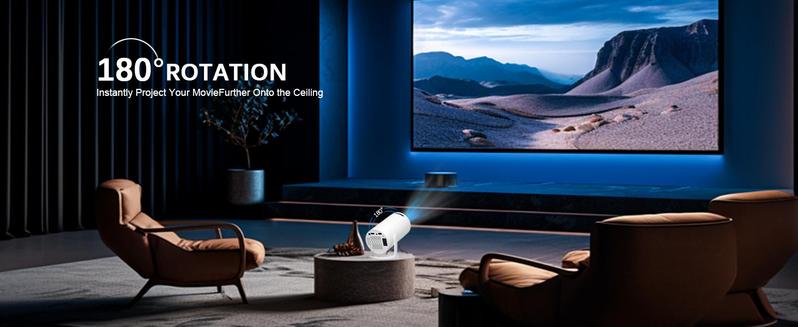 Portable Projector, 2025 Upgraded Mini Projector, Support 4k Decoding 1080P Home Theater Video Projector, Compatible with Gifts valentines gift ideas Portable Projector, 2025 Upgraded Mini Projector, Support 4k Decoding 1080P Home Theater Video Projector, Compatible with Gifts valentines gift ideas