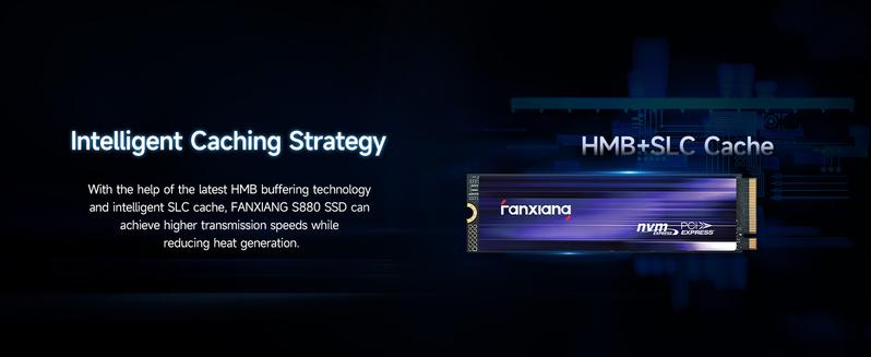 FANXIANG S880 1TB NVMe SSD, PCIe 4.0 M.2 2280 for PS5/Gaming/Computing, Internal Solid State Drive, Sequential Read/Write Speeds Up to 7300/7100MB/s