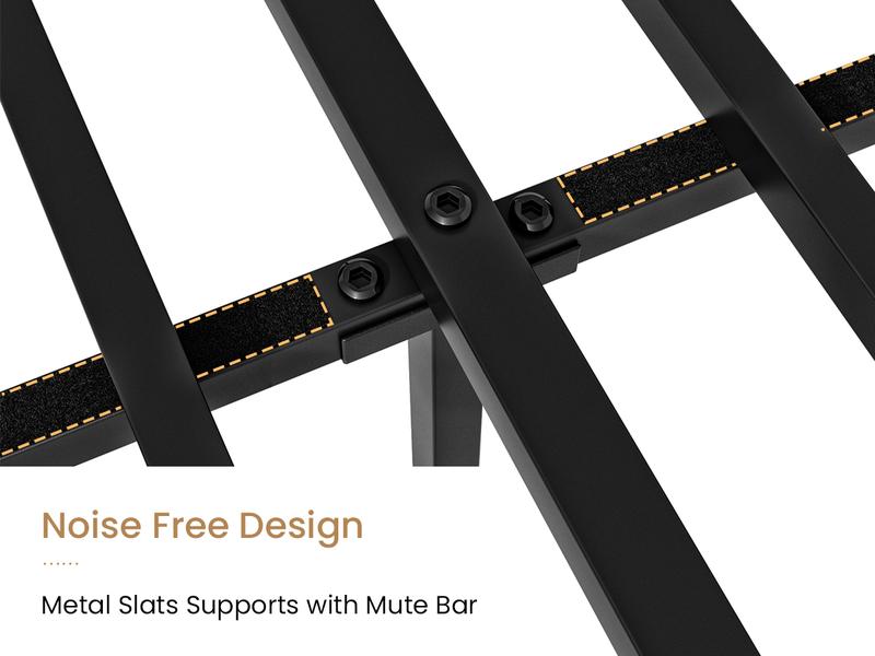 SHA CERLIN Metal Platform Bed Frame with Victorian Style Wrought Iron-Art Headboard【Frame Only No Mattress】Footboard, No Box Spring Required, Black#ChristmasGifts#TikTokShopBlackFriday