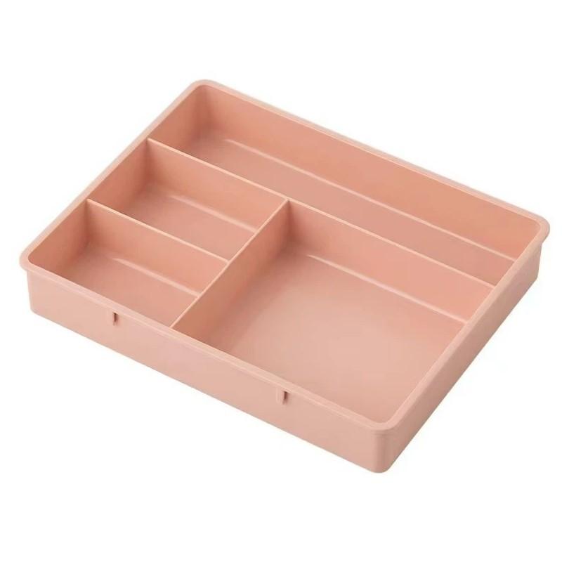 This drawer-divided storage box features built in organizers, suitable for home use (test papers), office use (cosmetics), and is thickened, durable, and resistant to deformation. Its scientifically designed multi-compartment layout, with appropriately si