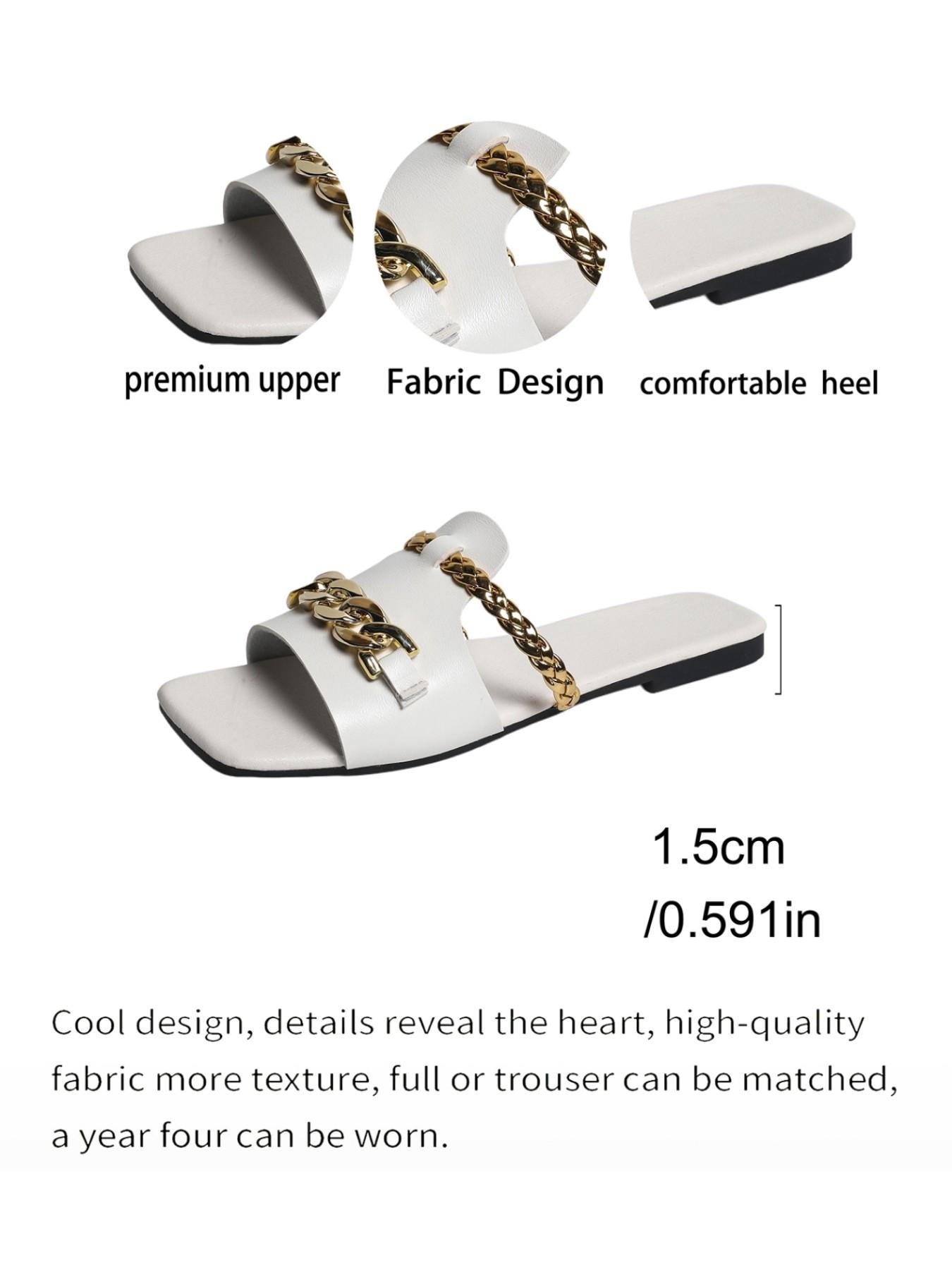 Summer New Fashion Flat Sandals, Comfortable Casual Shoes for Outdoor & Beach Wear, Stylish Summer Footwear for Women