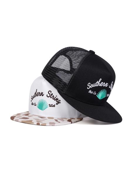 Unisex Southern String Embroidered Baseball Cap, Adjustable Sun Protection Hat, Casual Fitted Woven Fabric, Spring & Fall Outdoor Travel