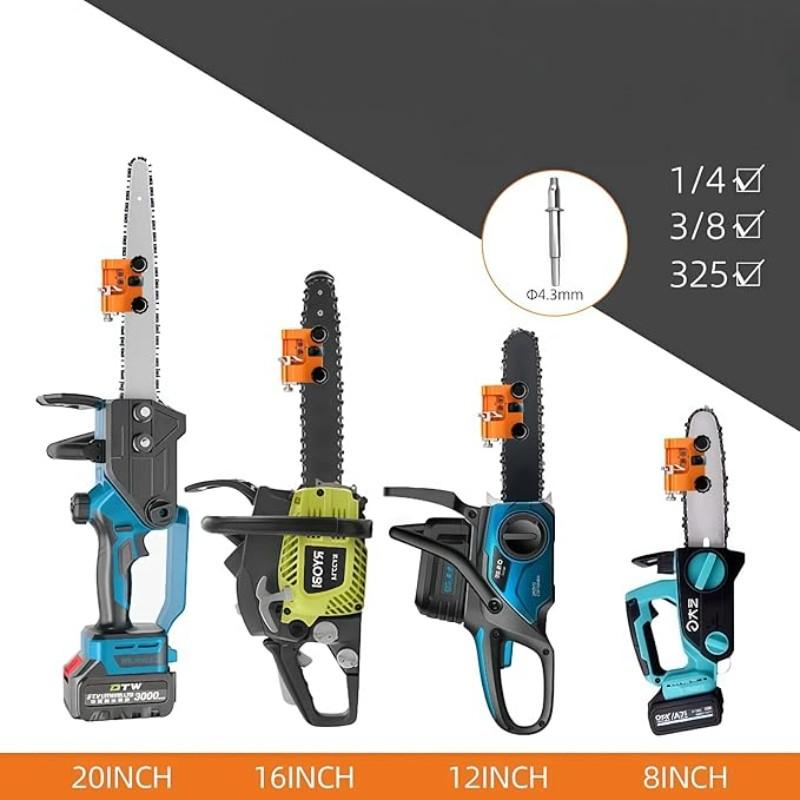 Portable Chainsaw Sharpener Kit, Power Tool, Suitable for Various Chainsaws, Essential Tool for Maintaining Chain Saw Performance