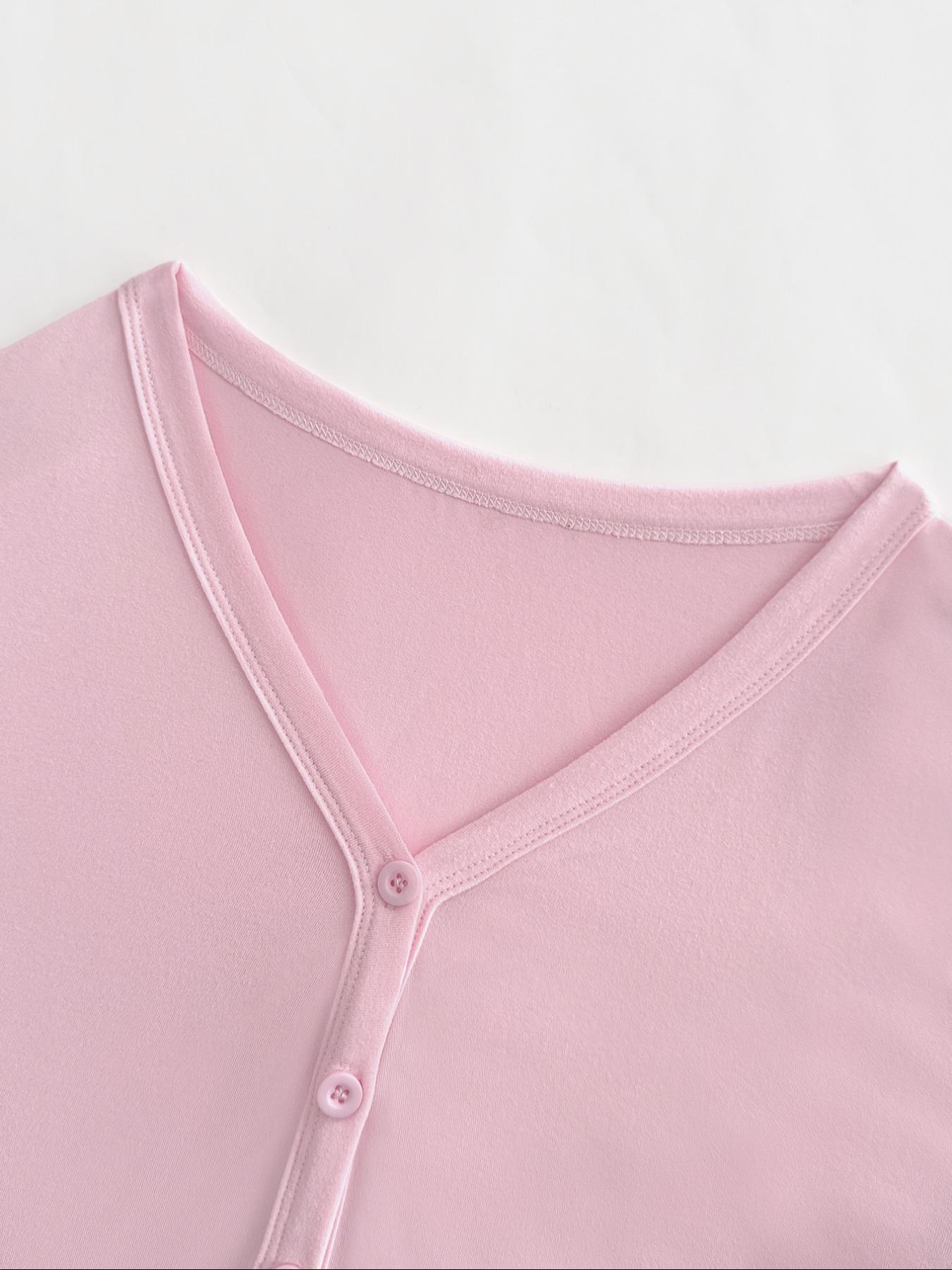 Two piece top set layered top set pink crop cardigan lace trim camisole rib knit tank top slim fit long sleeve top sweet girl top Y2K outfit button front cardigan soft stretchy fabric cute layered top romantic lace cami trendy pink outfit chic top