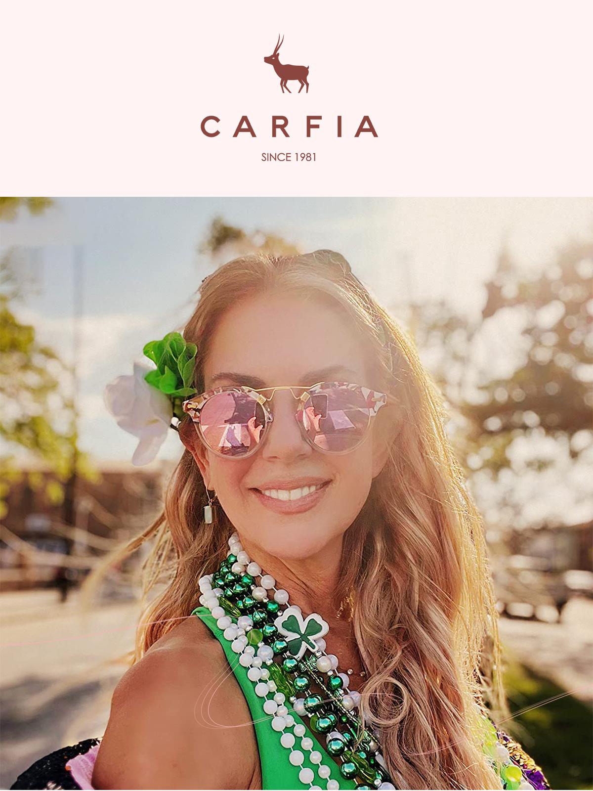 CARFIA Italy Small Face Polarized Sunglasses for Women UV Protection,Retro Women's Mirrored Pink Shades Driving Acetate Eyewear,Summer 2026 Beach Trends Sunnies summerwins CARFIA Italy Small Face Polarized Sunglasses for Women UV Protection,Retro Women's Mirrored Pink Shades Driving Acetate Eyewear,Summer 2026 Beach Trends Sunnies summerwins