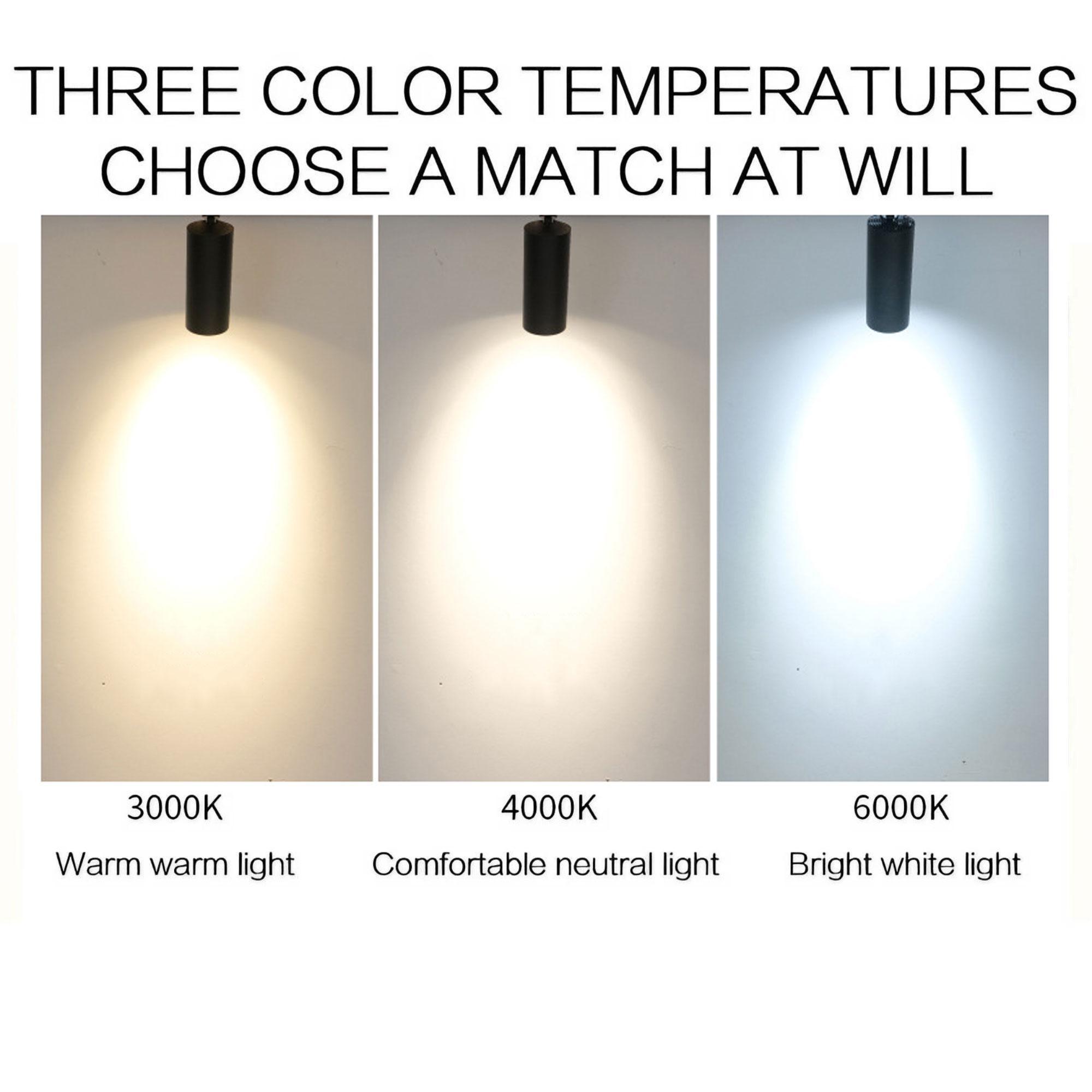 10W Multi-functional Adjustable Focus Track Light, with Adjustable Focus, 360° Rotation, and Adjustable Angle - A Perfect Lighting Solution for Indoor Spaces, Ideal for Home, Office, Commercial Areas, and More