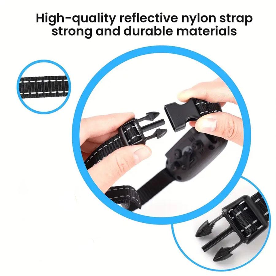 Smart Anti-Barking Dog Collar, Adjustable Bark Control Device with Beep and Vibration, Rechargeable No-Shock Humane Training for Small Medium Large Dogs