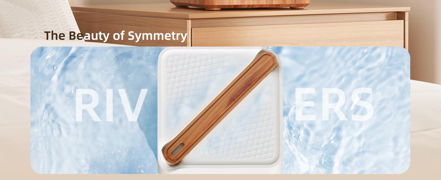 ASAKUKI 700 ml Premium Essential Oil Diffuser, 5 in 1 Ultrasonic Aromatherapy Fragrant Oil Vaporizer Humidifier, Timer and Auto-Off Safety Switch, 7 LED Light Colors