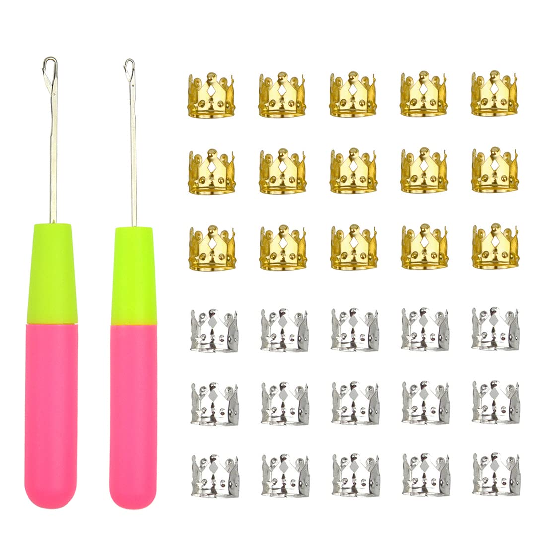 Latch Hook Tool, Latch Hook Crochet Needle for Micro Braids, Hair Extension, Feather and Carpet