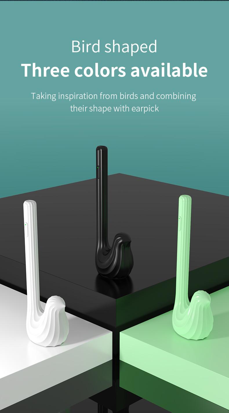TikTokShopRestock-Earwax removal tool kit with camera, portable 360° wide-angle ear cleaner, Type-C charging, waterproof, suitable for iPhone and Android phones,Father's Day Gifts