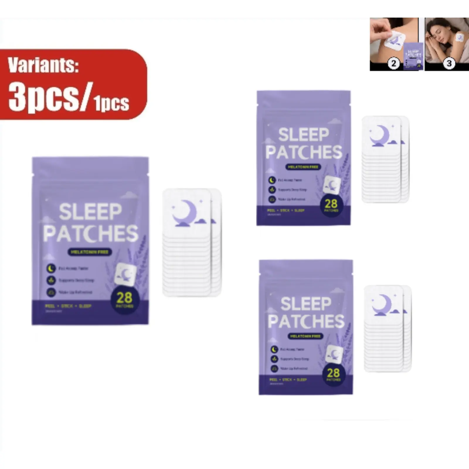 Overnight Sleep Patches, Gentle Night Care, Soft Skin-Friendly & Breathable, Support Calm, Comfortable Rest Throughout The Night