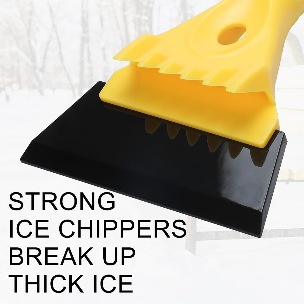 12.4" Ice Scraper for  Windshield Snow Frost Ice  Snow Scraper with  Handle for   Window