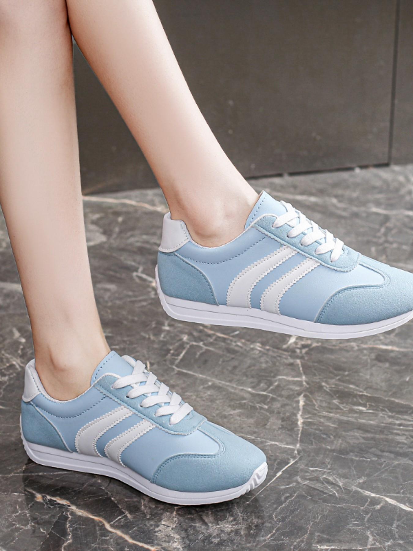 Vintage Casual Sneakers, Rubber Sole, Soft Anti-Slip, Breathable PU Upper, Ideal for Daily Commute, Shopping, Light Sports
