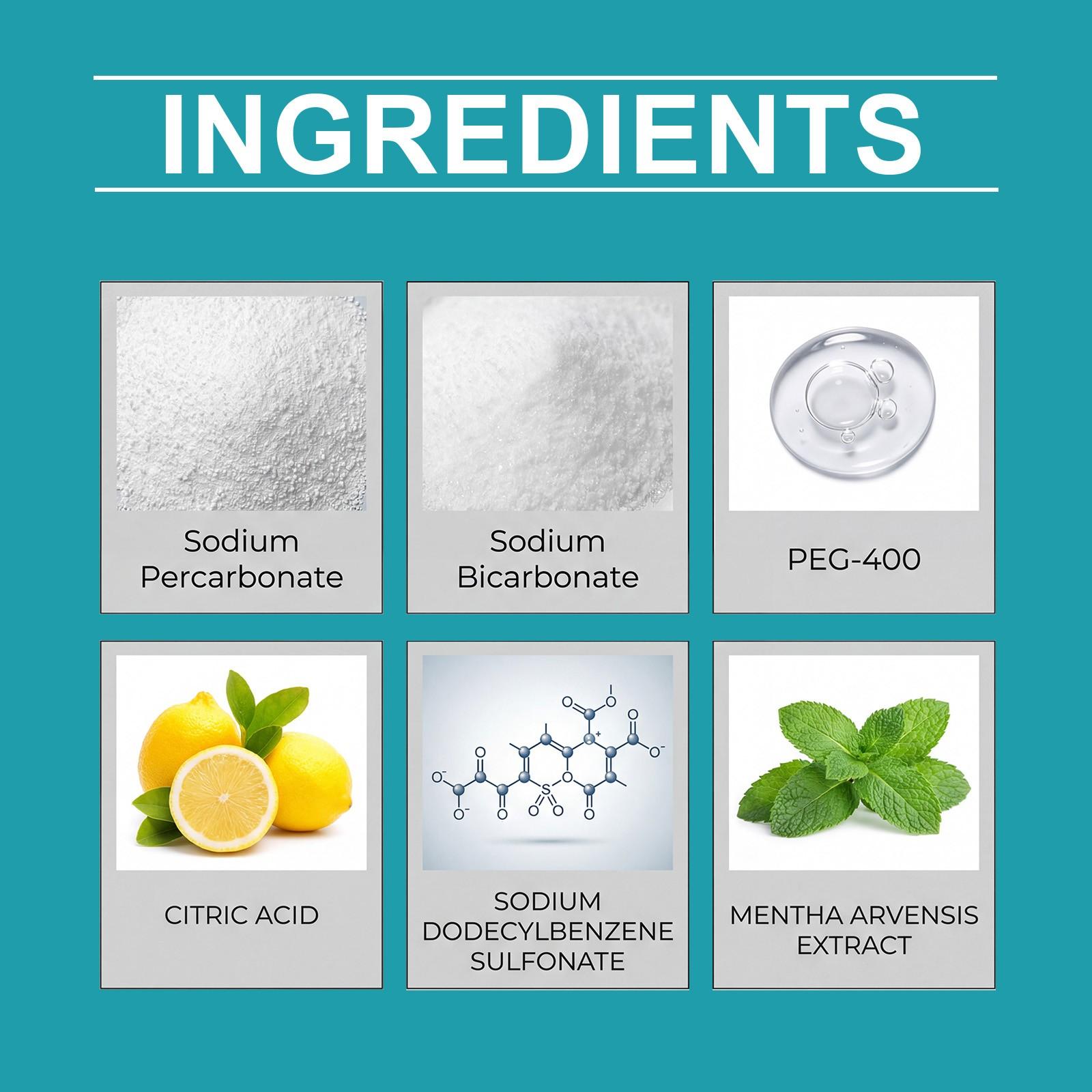 Ice Maker Cleaning Tablets (12pcs), Daily Home Ice Maker Cleaners, Stain Removal, Efficient Device Maintenance, Easy to Use, Portable Cleaner